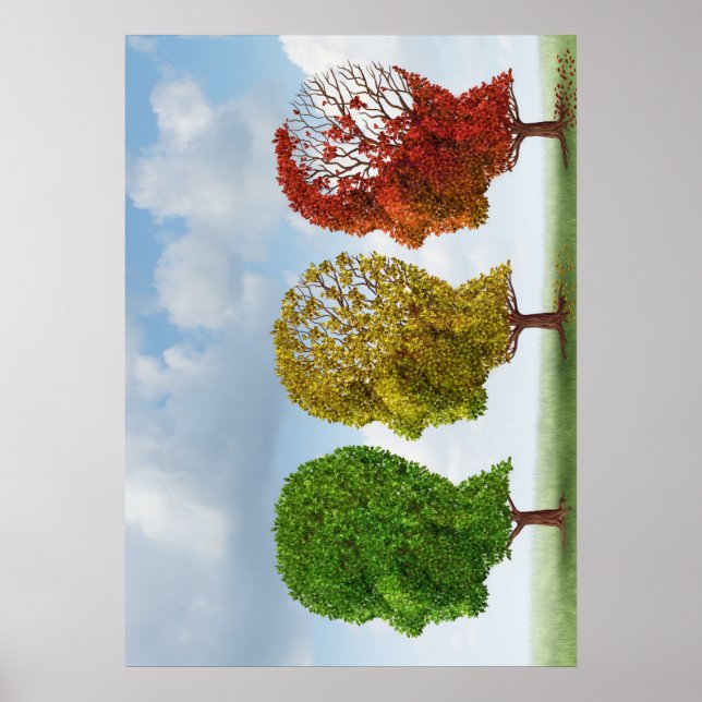 Póster Envejecimiento del cerebro (Frente)