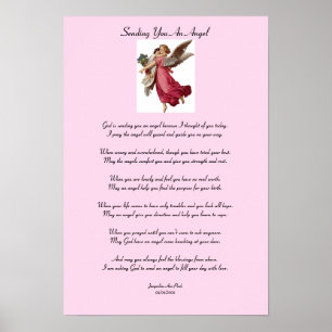 Póster Enviándole un poster del ángel