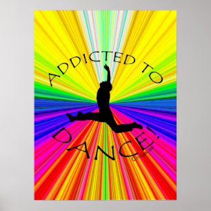 Póster Enviciado al poster de la danza