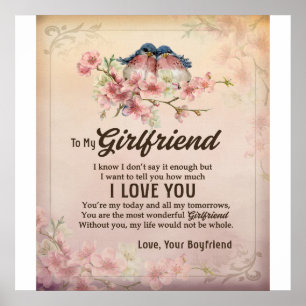 Póster Envíe Amor A Mi Novia, De Tu Novia