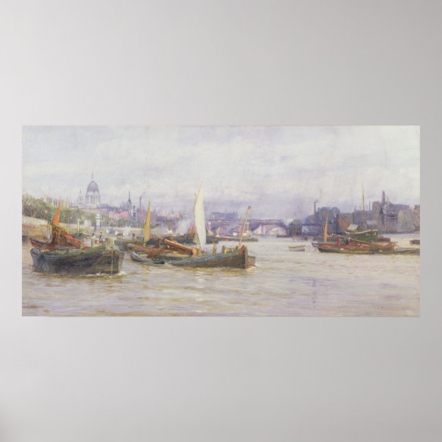 Póster Envío en el Támesis (Frente)