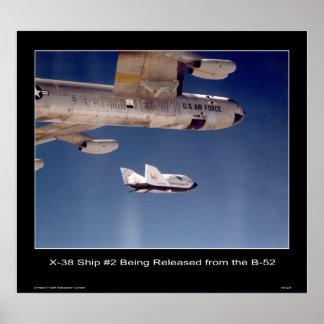 Póster Envío X-38 #2 liberado del B-52