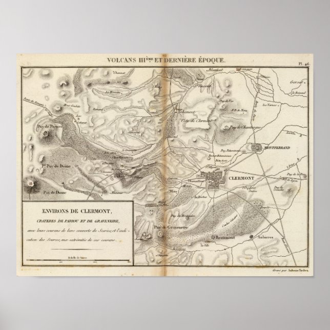 Póster Environs de Clermont (Frente)