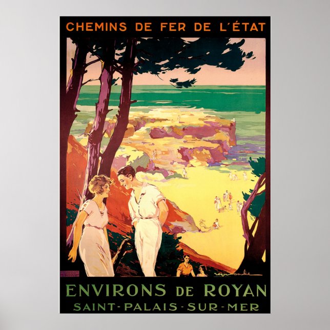 PÓSTER ENVIRONS DE ROYAN (Frente)