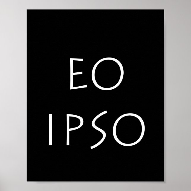 Póster Eo Ipso (Frente)