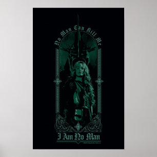 Póster Éowyn Vs SAURON™ "No soy un hombre" Gráfico de Roh