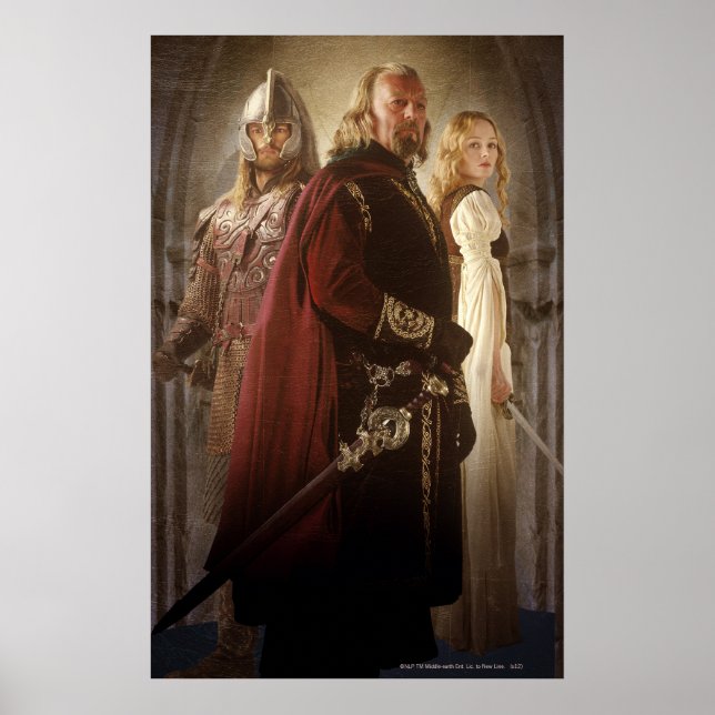 Póster Eowyn y Theoden (Frente)