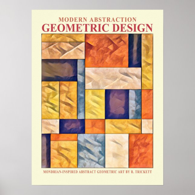Póster EP Geométrico Abstracto No. 1 (Frente)