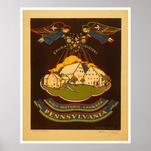 Póster Ephrata Pennsylvania 1938 WPA