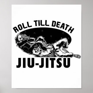 Póster Epic Bjj Grim Reaper Jiu-jitsu Armbar poster