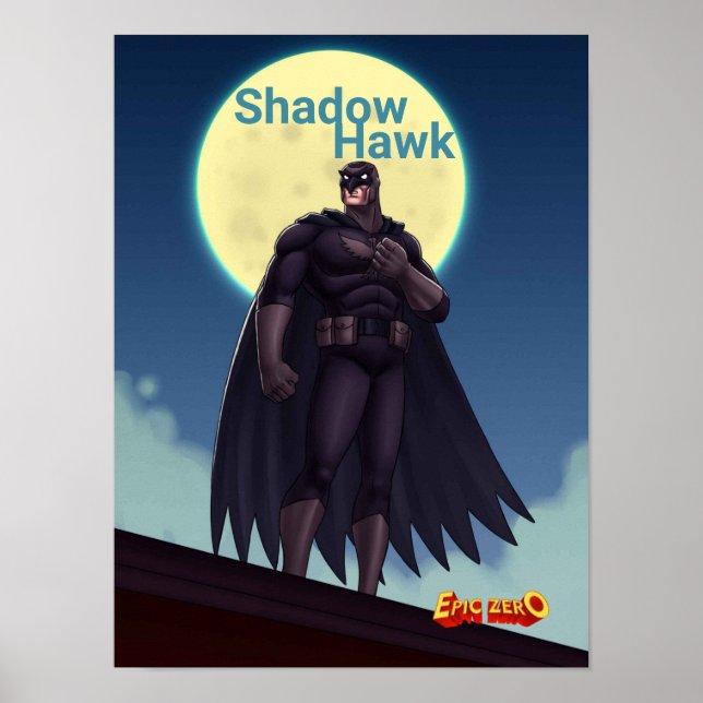 Póster Epic Zero Shadow Hawk Poster (Frente)