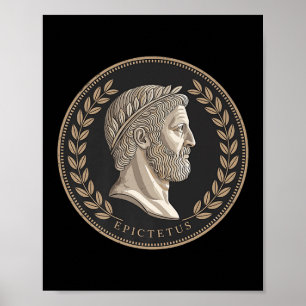 Póster Epictetus Bust Premium