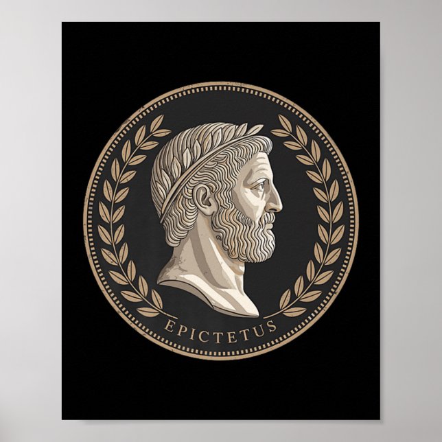 Póster Epictetus Bust Premium (Frente)