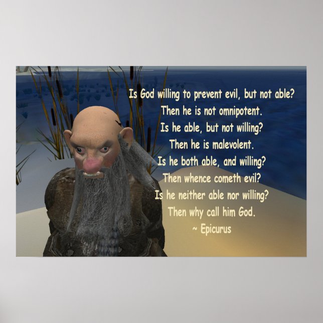 Póster epicurus (Frente)