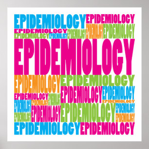 Póster Epidemiología colorida