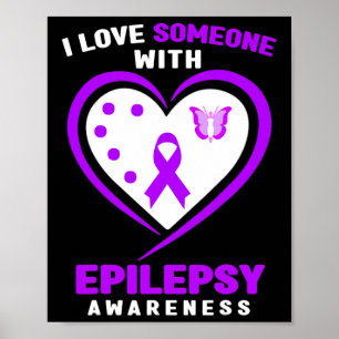 Póster Epilepsia - Amo A Alguien Con Epilepsia
