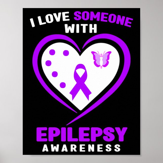 Póster Epilepsia - Amo A Alguien Con Epilepsia (Frente)