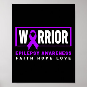 Póster Epilepsia Awareness - Día Púrpura