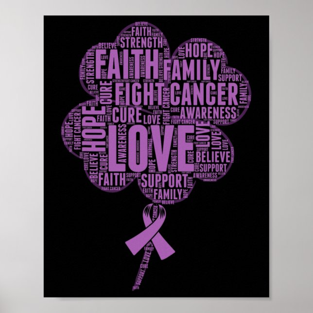 Póster Epilepsia Awareness Ribbon (Frente)