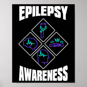 Póster Epilepsia Awareness Specialist Epileptic Warrior S
