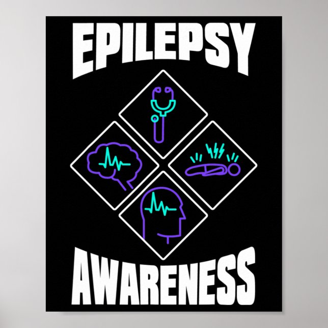Póster Epilepsia Awareness Specialist Epileptic Warrior S (Frente)
