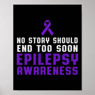 Póster Epilepsia Conciencia Diversión Beat Epileptic Warr