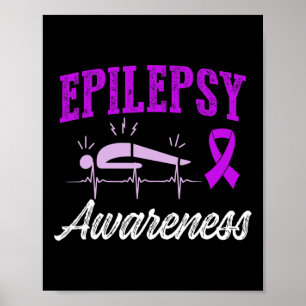 Póster Epilepsia Conciencia Sobreviviente de Guerrero Epi