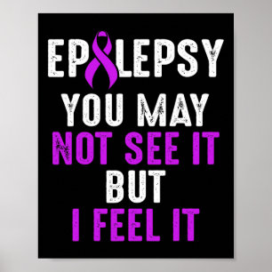 Póster Epilepsia Conciencia Ver Sobreviviente De Guerrero