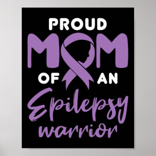 Póster Epilepsia: Concienciación de madre orgullosa madre