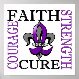 Póster Epilepsia de la flor de lis 3