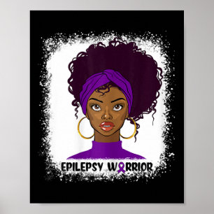 Póster Epilepsia Guerrero Combatiente Apoya Epilepsia Awa