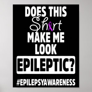 Póster Epilepsia Sensibilización Aspecto Superviviente de
