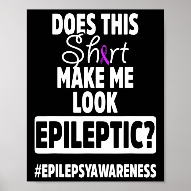 Póster Epilepsia Sensibilización Aspecto Superviviente de (Frente)