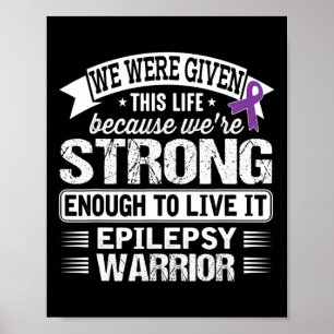Póster Epilepsia Warrior Awareness