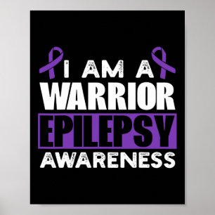 Póster Epilepsia Warrior Epilepsia Trastorno por Convulsi