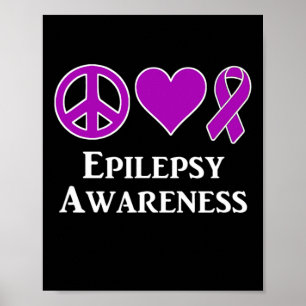 Póster Epilepsy Awareness Support Awareness Tee