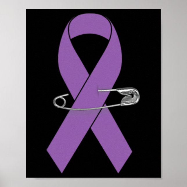 Póster Epilepsy Awareness Walk Supporter Ribbon  (Frente)