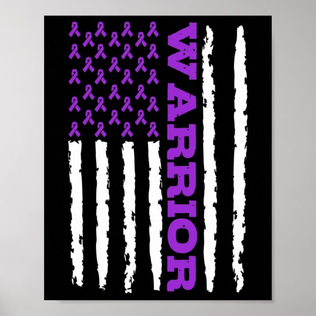 Póster Epilepsy Awareness Warrior  (Frente)