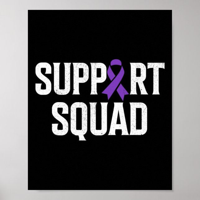 Póster Epilepsy Warrier Support Squad Support Epilepsy Aw (Frente)