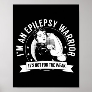 Póster Epilepsy Warrior Nftw - Epilepsia Awareness
