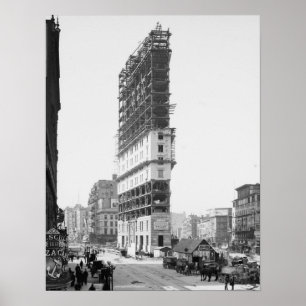 Póster Épocas que construyen bajo construcción, Nueva