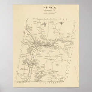Póster Epsom, Merrimack Co