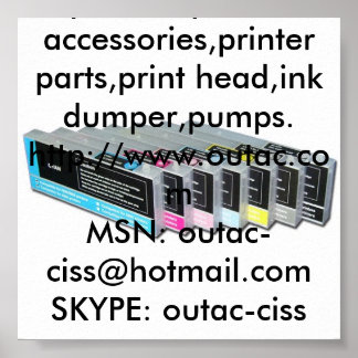 Póster Epson 4450,Epson 4880 Cartucho rellenado, etc.