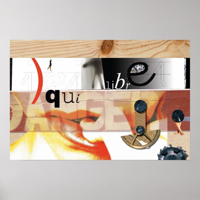 Póster Equilibre: ¡Peligro! (Frente)