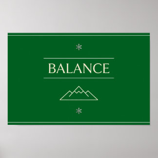 Póster Equilibrio