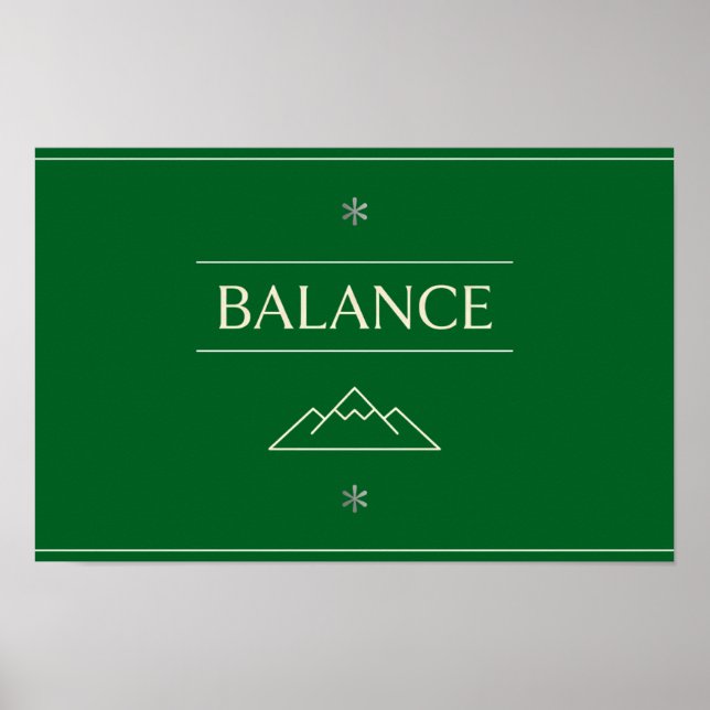Póster Equilibrio (Frente)