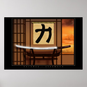 Póster Equilibrio - Fuerza