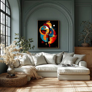 Póster Equilibrio Orbital Geometría Moderna Constructivis