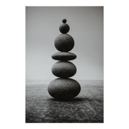 Póster Equilibrio Zen