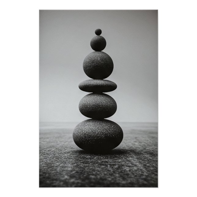 Póster Equilibrio Zen (Anverso)
